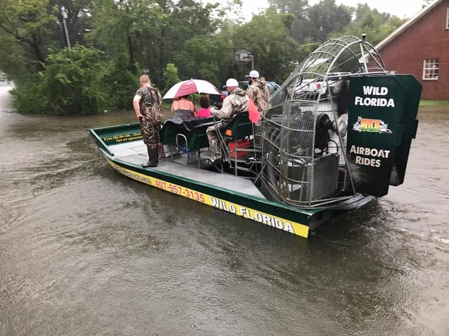 Wild Florida with Hurricane Harvey Victims