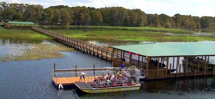 Private airboat tour at Wild Florida