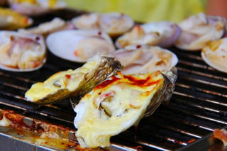 Oysters on the half shell